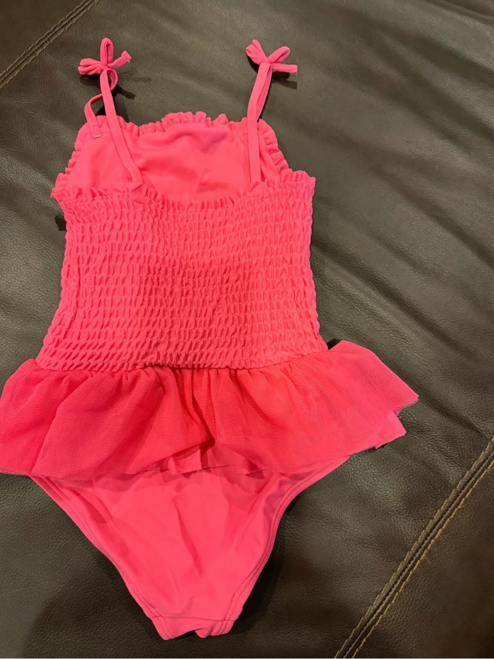 Gymboree Hot Pink Ruffle One-Piece Swimsuit